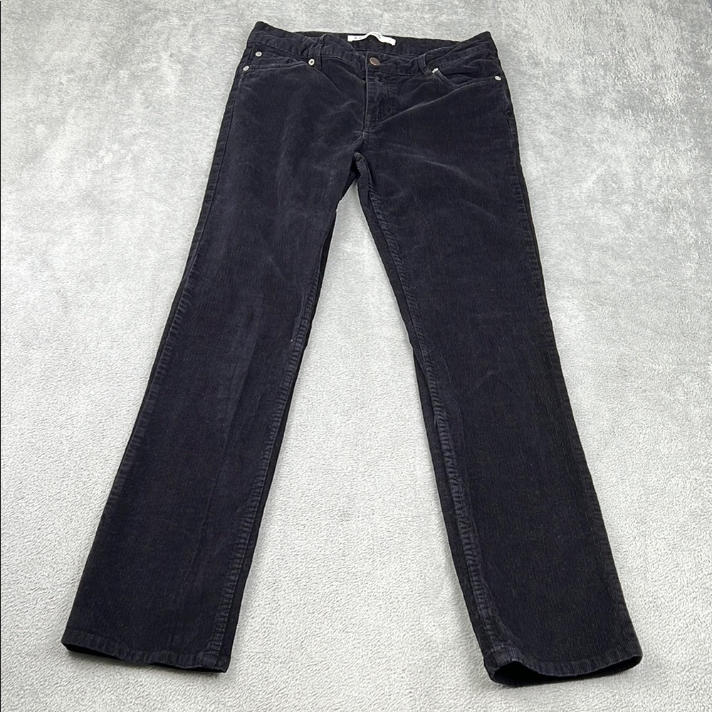 Woolrich‎ 6 Women's Cotton Straight Leg Black Corduroy Jeans